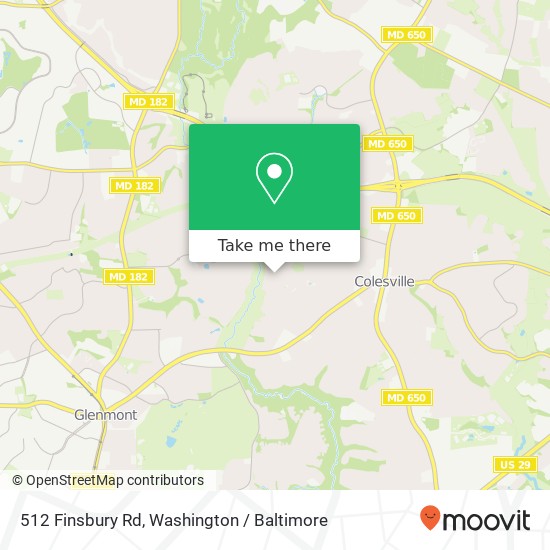 512 Finsbury Rd, Silver Spring, MD 20904 map