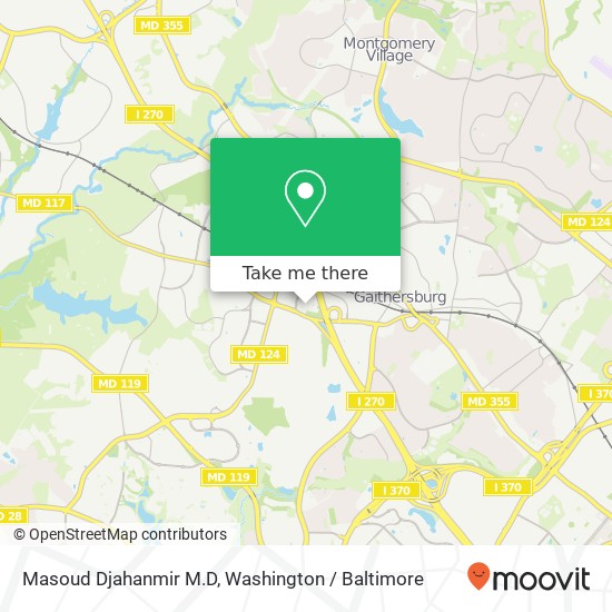 Mapa de Masoud Djahanmir M.D, 806 W Diamond Ave