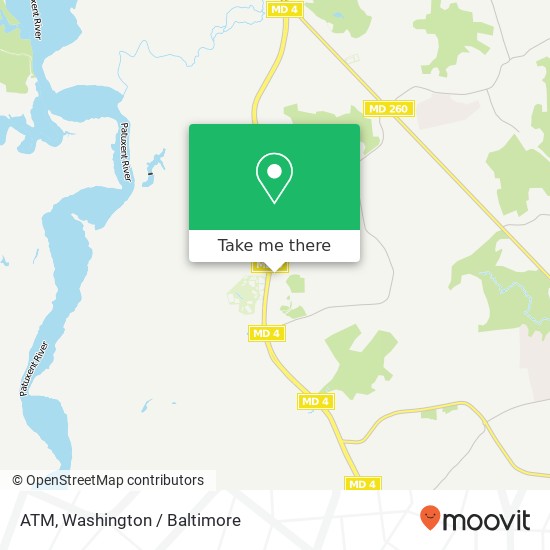 Mapa de ATM, 10855 Town Center Blvd