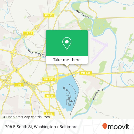 706 E South St, Frederick, MD 21701 map