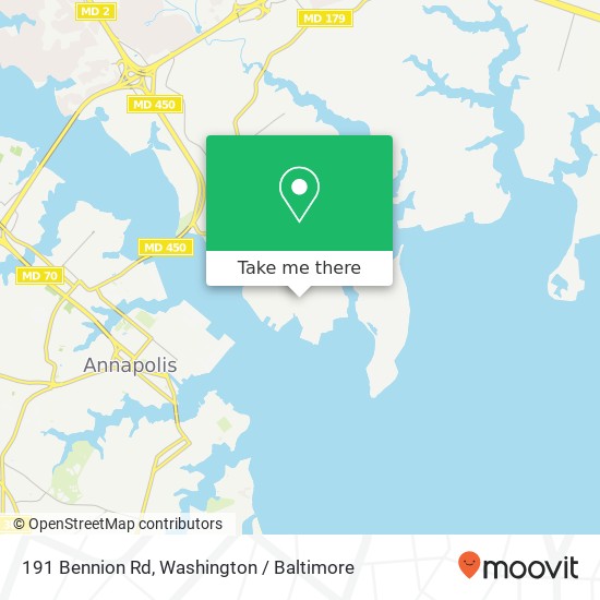 191 Bennion Rd, Annapolis, MD 21402 map