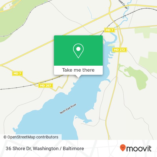 36 Shore Dr, North East, MD 21901 map