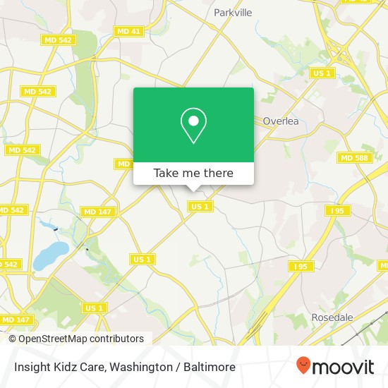 Mapa de Insight Kidz Care, 4005 Hamilton Ave