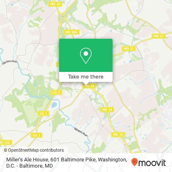 Miller's Ale House, 601 Baltimore Pike map