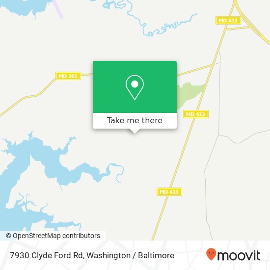 7930 Clyde Ford Rd, Westover, MD 21871 map
