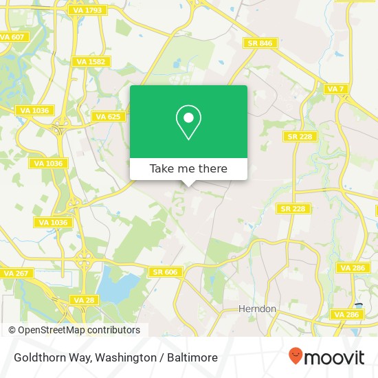 Goldthorn Way, Sterling, VA 20164 map