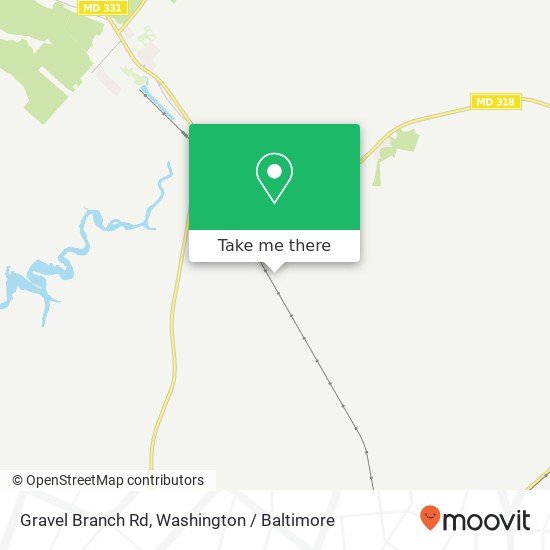 Mapa de Gravel Branch Rd, Hurlock, MD 21643