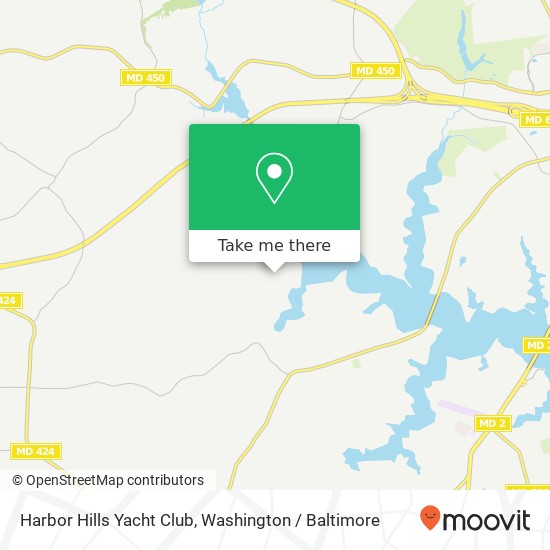 Mapa de Harbor Hills Yacht Club, 3437 Constellation Dr