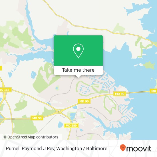Mapa de Purnell Raymond J Rev, 14 Newport Dr