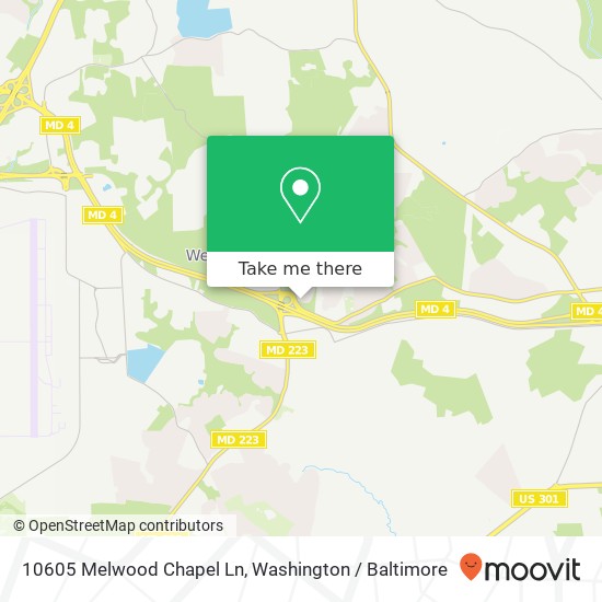 10605 Melwood Chapel Ln, Upper Marlboro, MD 20772 map