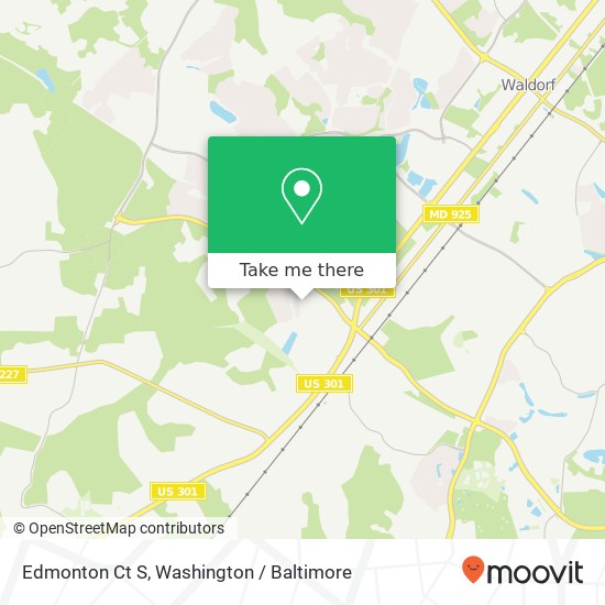 Edmonton Ct S, White Plains, MD 20695 map