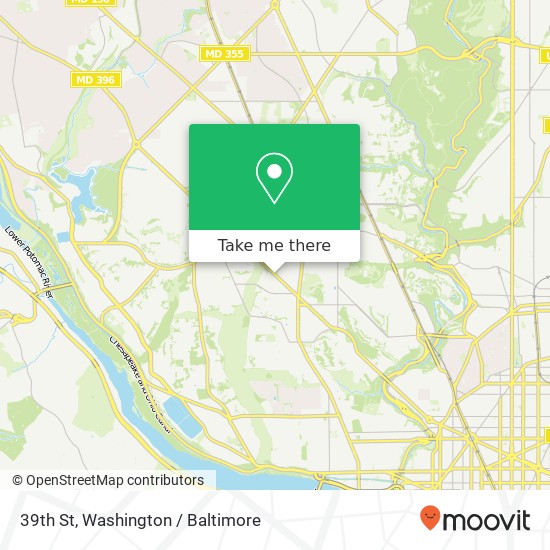 39th St, Washington, DC 20016 map