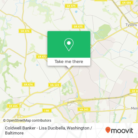 Mapa de Coldwell Banker - Lisa Ducibella, 465 Maple Ave W