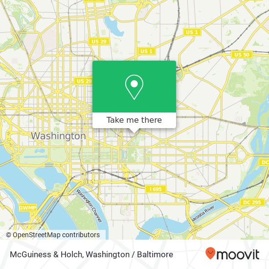 McGuiness & Holch, 400 N Capitol St NW map
