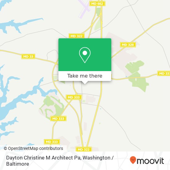 Mapa de Dayton Christine M Architect Pa, 413 Needwood Ave