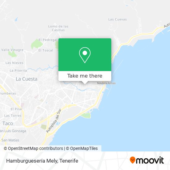 Hamburguesería Mely map