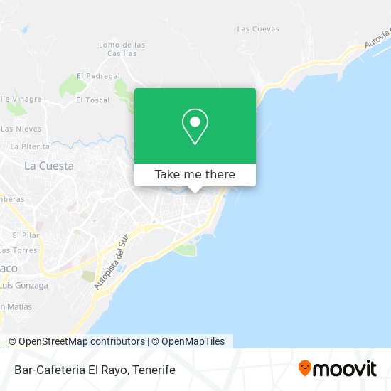 Bar-Cafeteria El Rayo map