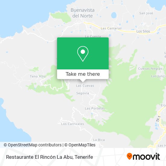 mapa Restaurante El Rincón La Abu