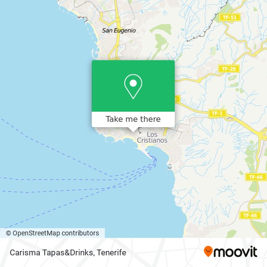 Carisma Tapas&Drinks map