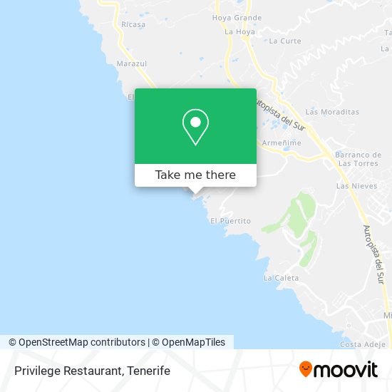 Privilege Restaurant map