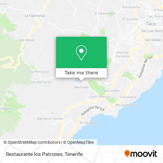 Restaurante los Patrones map