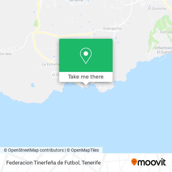 Federacion Tinerfeña de Futbol map