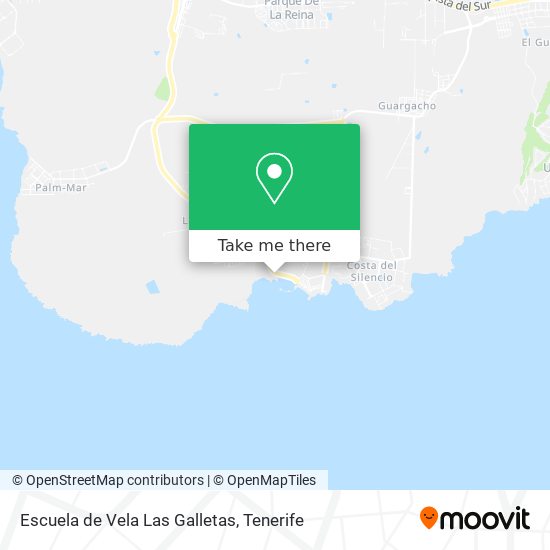 Escuela de Vela Las Galletas map