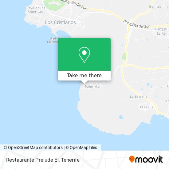 Restaurante Prelude El map
