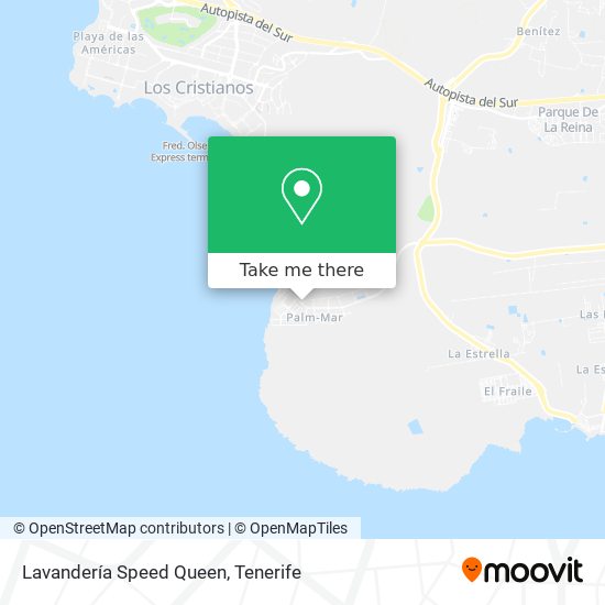 Lavandería Speed Queen map