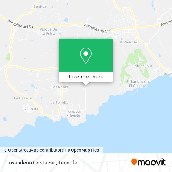 Lavandería Costa Sur map