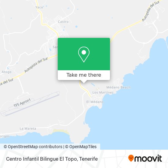 Centro Infantil Bilingue El Topo map