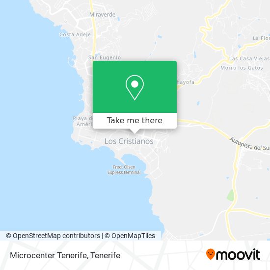 Microcenter Tenerife map