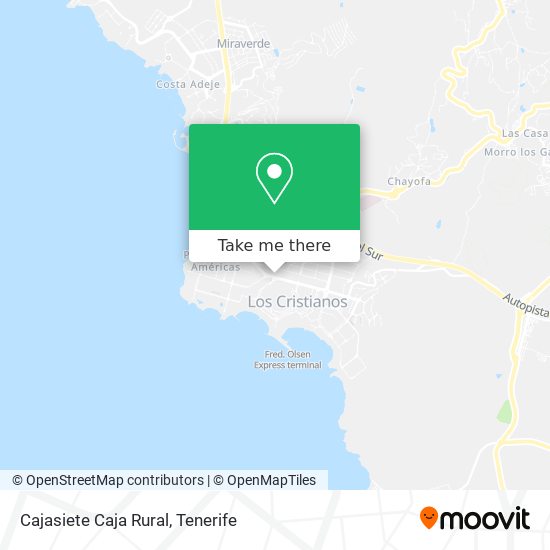 Cajasiete Caja Rural map