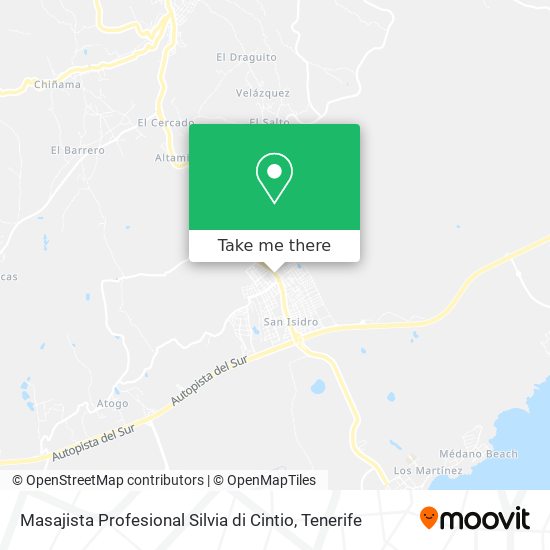 Masajista Profesional Silvia di Cintio map