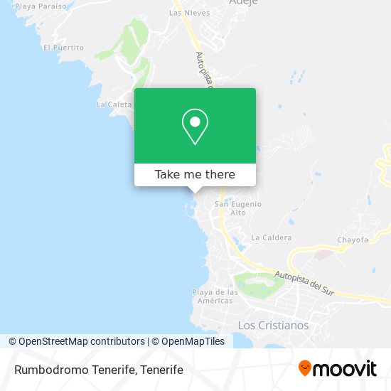 Rumbodromo Tenerife map