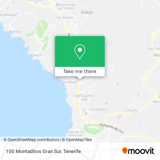 100 Montaditos Gran Sur map