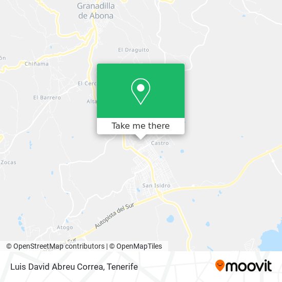 Luis David Abreu Correa map