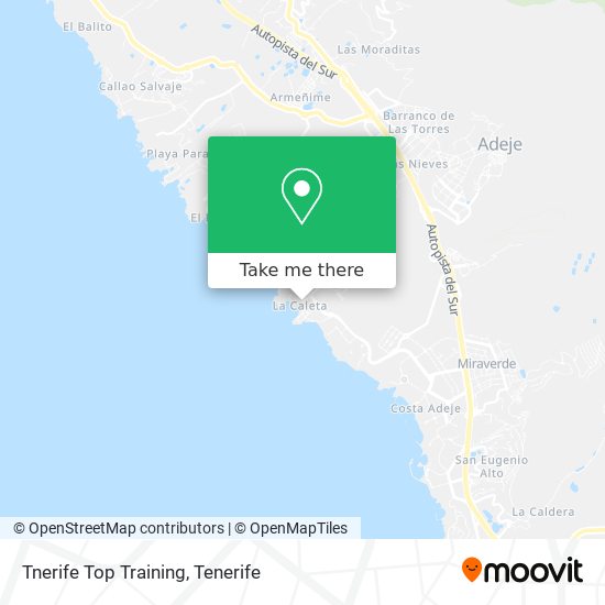 mapa Tnerife Top Training