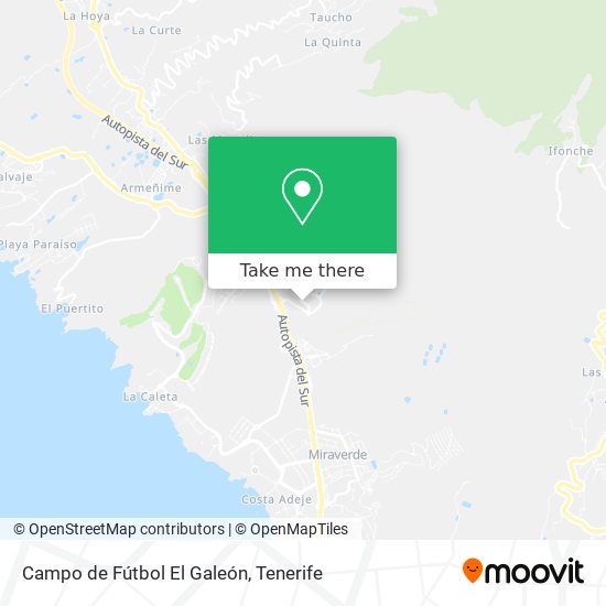 Campo de Fútbol El Galeón map