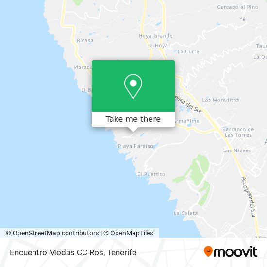 Encuentro Modas CC Ros map