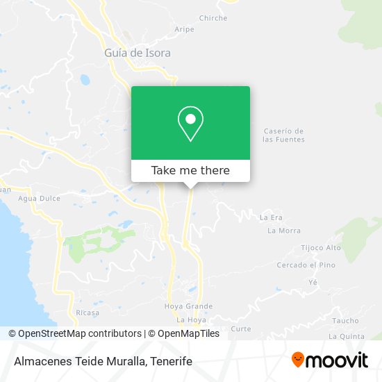 mapa Almacenes Teide Muralla