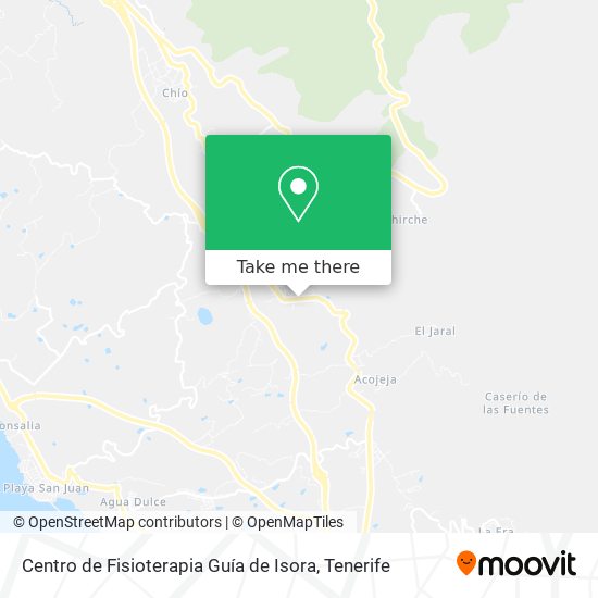 Centro de Fisioterapia Guía de Isora map