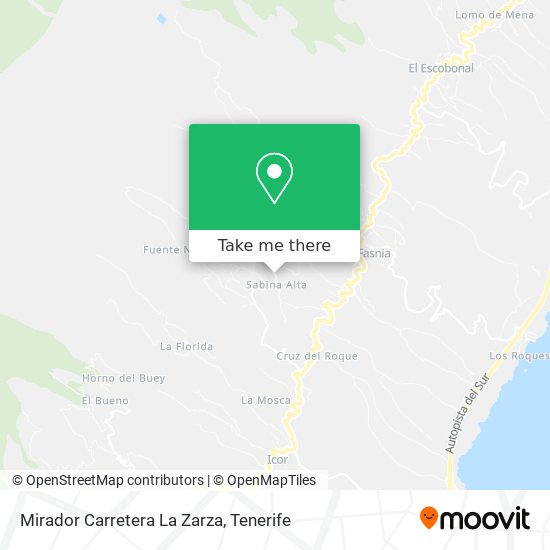 Mirador Carretera La Zarza map
