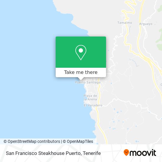 San Francisco Steakhouse Puerto map