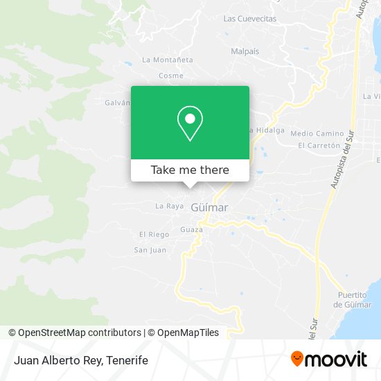 Juan Alberto Rey map