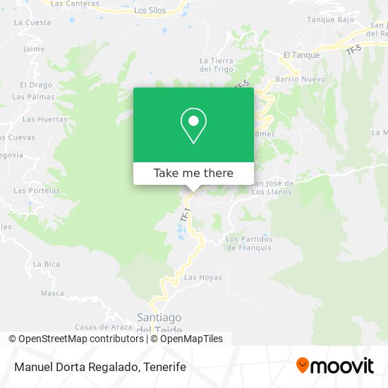 Manuel Dorta Regalado map