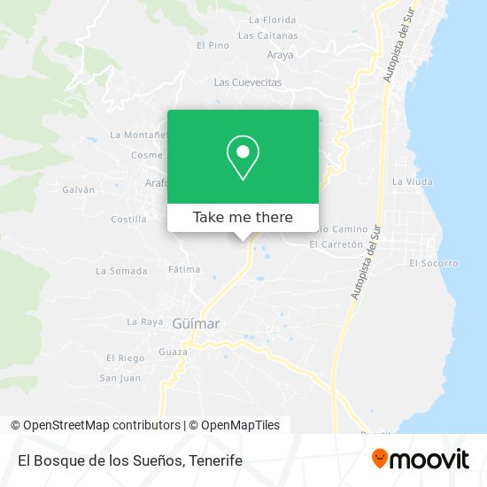 El Bosque de los Sueños map