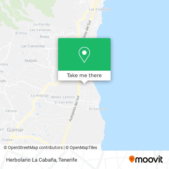Herbolario La Cabaña map