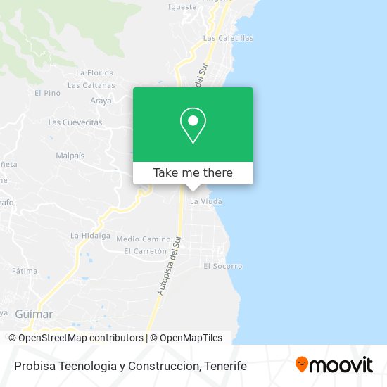 Probisa Tecnologia y Construccion map