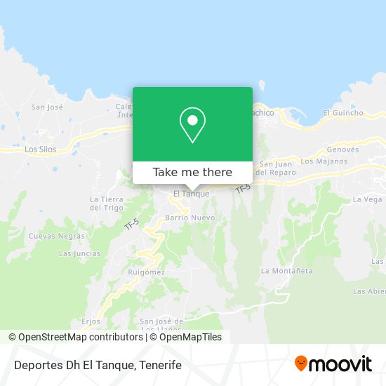 Deportes Dh El Tanque map